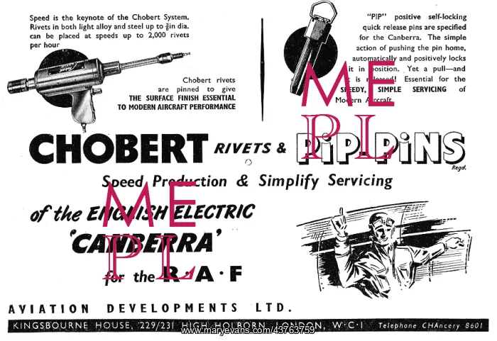: Aviation Developments - Chobert Rivets : Aviation Developments - Chobert Rivets