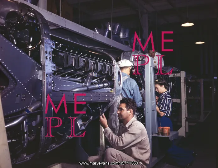 : Aviation - manufacturing - factory - WW2 : Aviation - manufacturing - factory - WW2