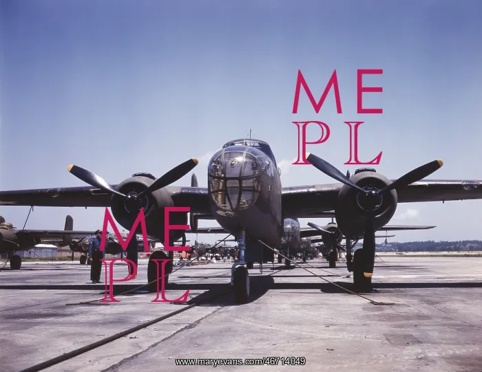 : Aviation - Wwii - Manufacturing - B-25 : Aviation - Wwii - Manufacturing - B-25