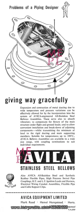 : Avica Aircraft Pipes & Flexible Pipe Assemblies : Avica Aircraft Pipes & Flexible Pipe Assemblies