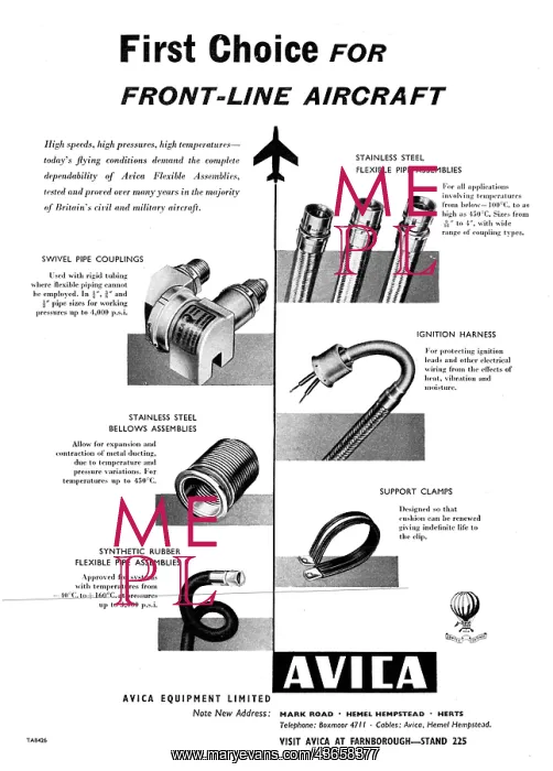 : Avica Pipe Assemblies & Pipework Components For Aircraft : Avica Pipe Assemblies & Pipework Components For Aircraft