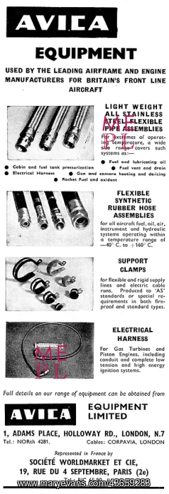 : Avica Pipes, Pipework, Assemblies & Associated Equipment : Avica Pipes, Pipework, Assemblies & Associated Equipment