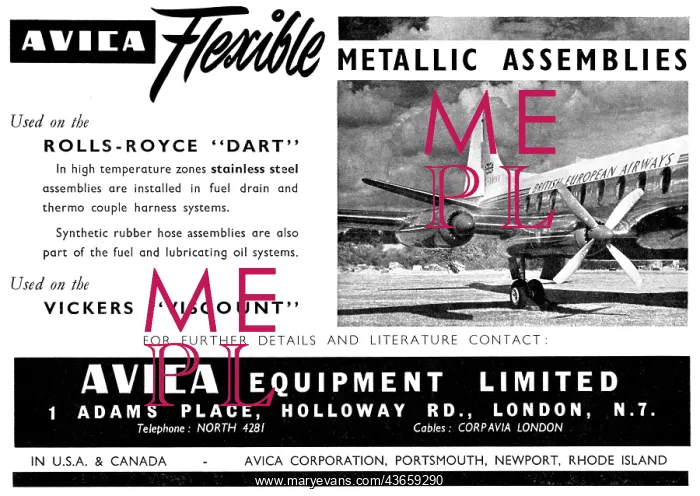: Avica Pipes, Pipework, Assemblies & Associated Equipment : Avica Pipes, Pipework, Assemblies & Associated Equipment