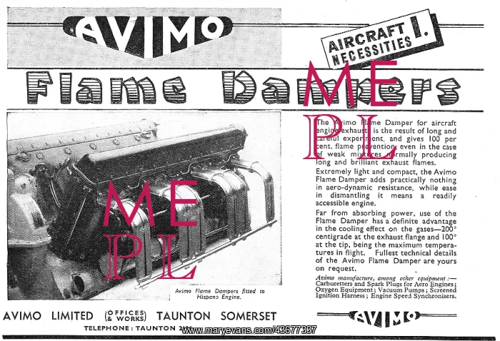 : Avimo Flame Dampers For Aero Engines : Avimo Flame Dampers For Aero Engines