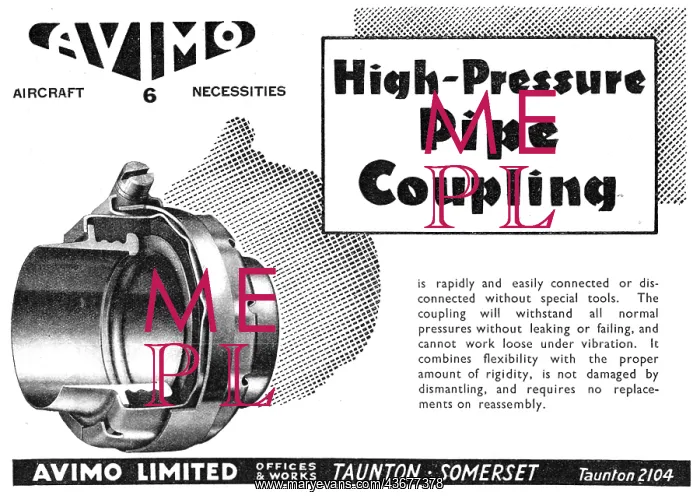 : Avimo High Pressure Pope Couplings : Avimo High Pressure Pope Couplings