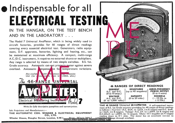 : AVO - 46 Range Universal AvoMeter : AVO - 46 Range Universal AvoMeter
