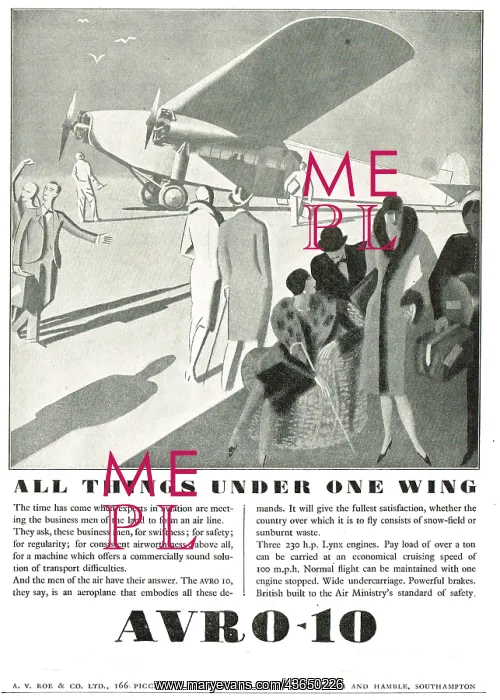 : Avro 10 - All Things Under One Wing : Avro 10 - All Things Under One Wing