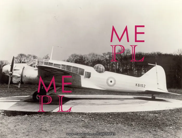 : Avro 652A Anson I first production prototype, K6152 : Avro 652A Anson I first production prototype, K6152