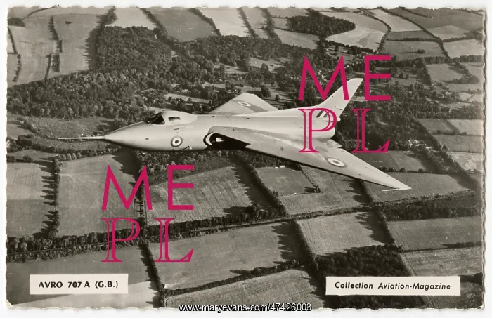  : AVRO 707A. British jet fighter