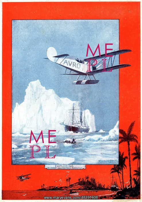 : Avro aircraft with Shackleton Antarctic expedition : Avro aircraft with Shackleton Antarctic expedition