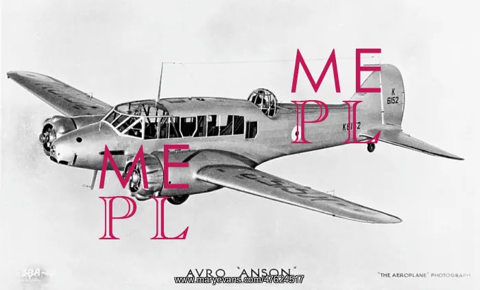  : Avro Anson British twin engine aeroplane