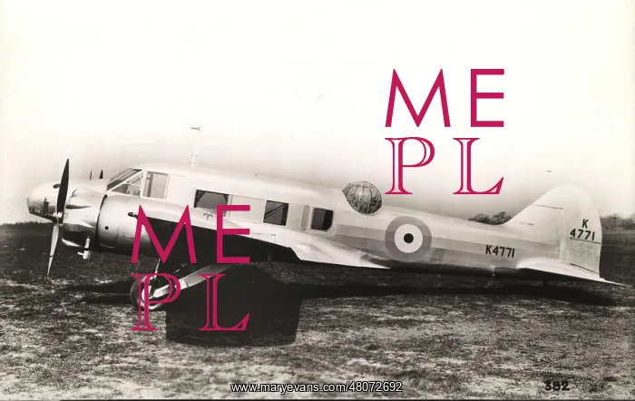 : Avro Anson first prototype K4771 : Avro Anson first prototype K4771