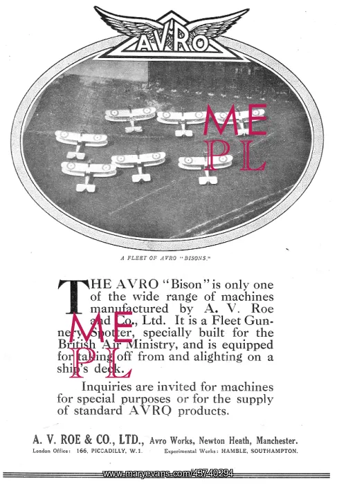  : Avro Bison Fleet Gunnery Spotter