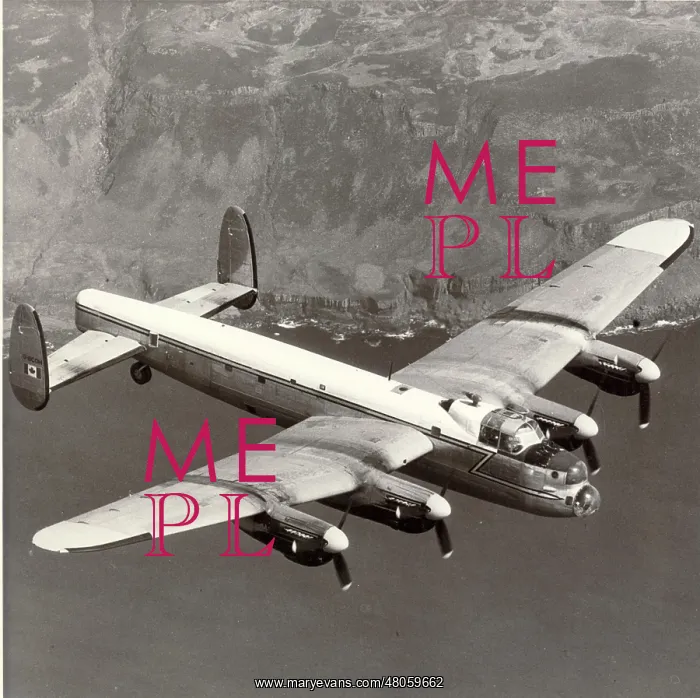 : Avro Lancaster X G-BCOH en route from Canada : Avro Lancaster X G-BCOH en route from Canada