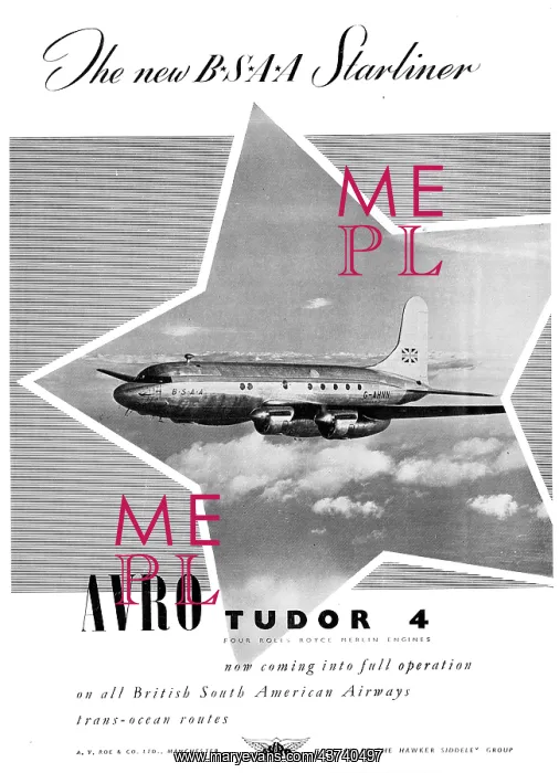  : Avro Tudor 4 - BSAA Starliner