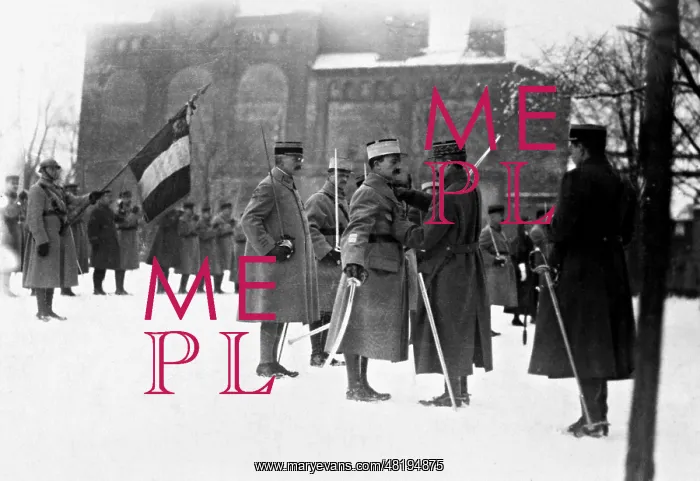  : Awarding of a French officer in Upper Silesia