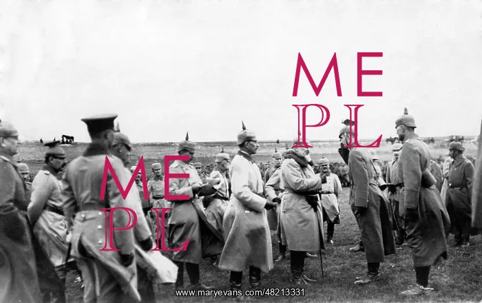  : Awarding of German soldiers with medals, 1916