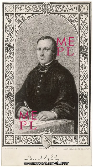  : AWN PUGIN. AUGUSTUS WELBY NORTHMORE PUGIN (1812 - 1852), English architect