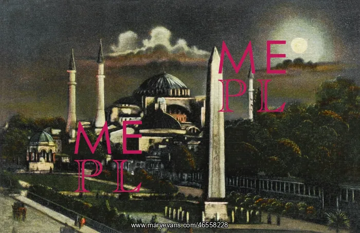 : Aya Sofya in Moonlight - Constantinople : Aya Sofya in Moonlight - Constantinople