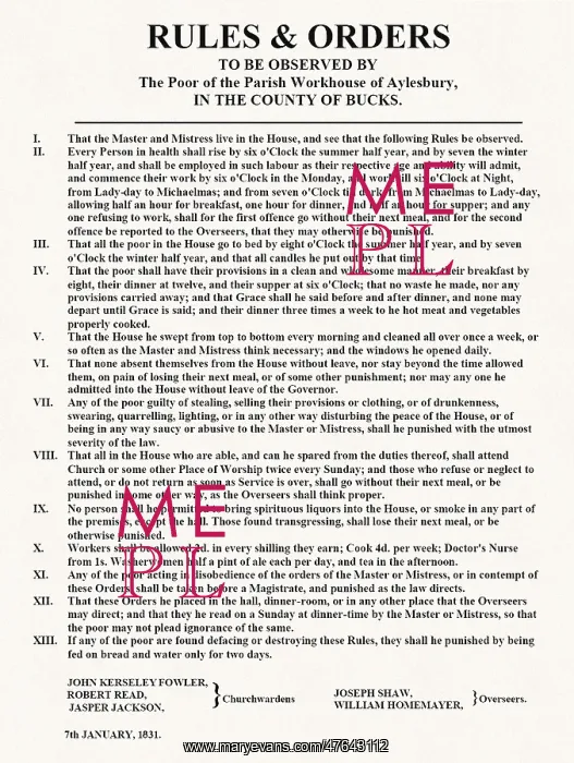 : Aylesbury Union Workhouse Rules : Aylesbury Union Workhouse Rules