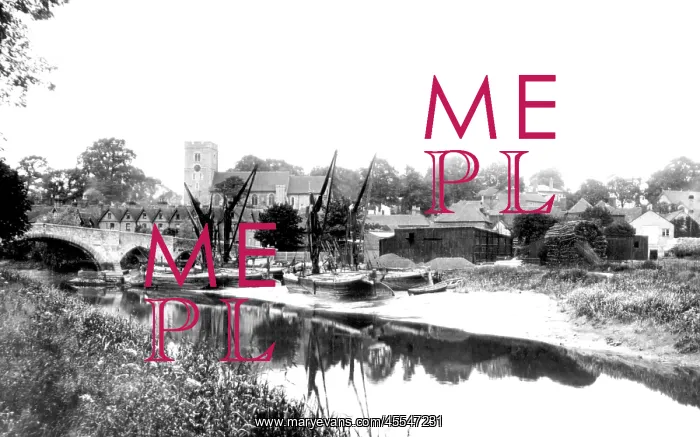  : Aylesford, the River Medway 1898