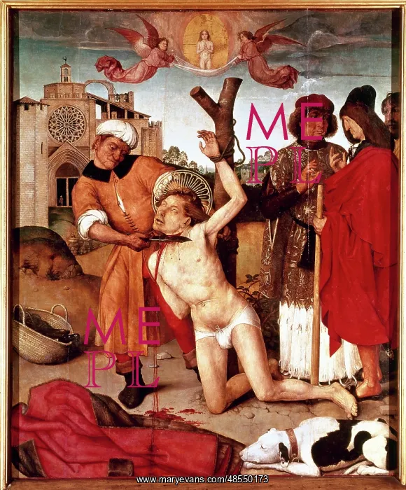 : Ayne Bru. Renaissance painter of German origin. The Martyrd : Ayne Bru. Renaissance painter of German origin. The Martyrd