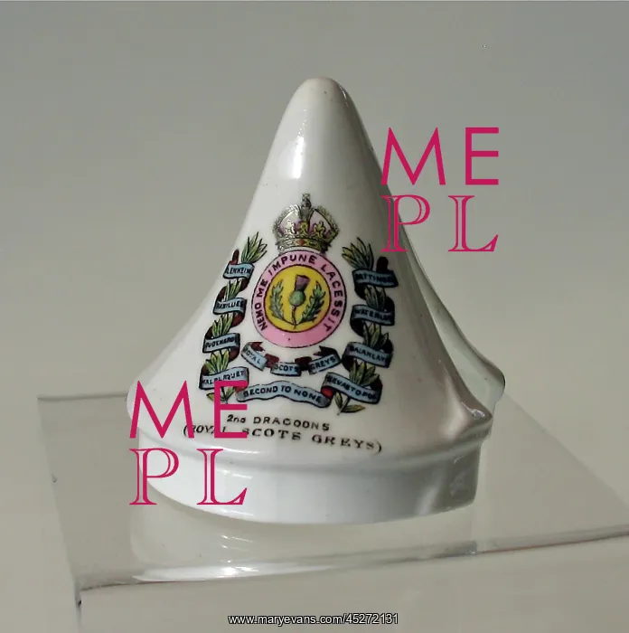 : Aynsley China Model of a Bell Tent - WWI : Aynsley China Model of a Bell Tent - WWI