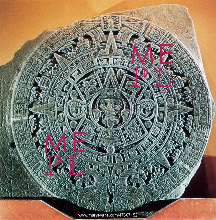 : Aztec Calendar Stone : Aztec Calendar Stone