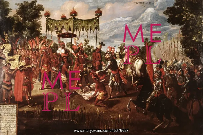 : Aztec Emperor, Moctezuma II, leader of the : Aztec Emperor, Moctezuma II, leader of the