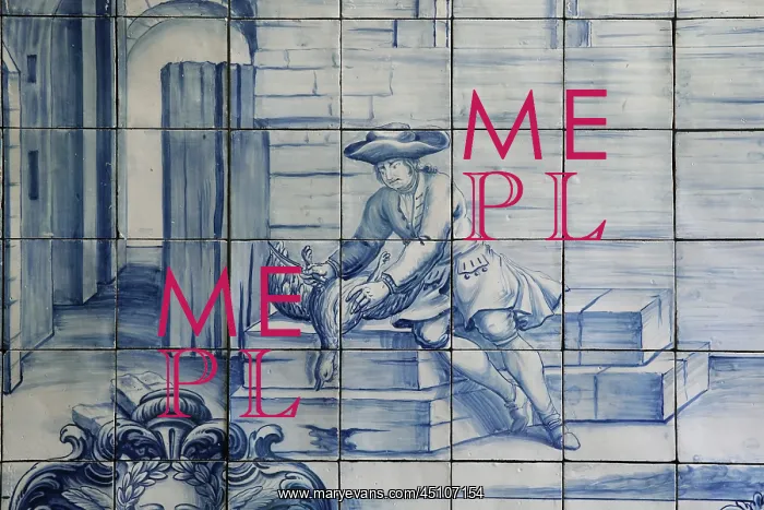 : Azulejos, Monastery of Sao Vicente de Fora, Lisbon, Portugal : Azulejos, Monastery of Sao Vicente de Fora, Lisbon, Portugal