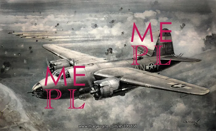 : B-26 Marauder Medium Bomber; Second World War, 1944 : B-26 Marauder Medium Bomber; Second World War, 1944