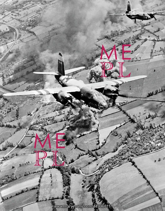 : B-26 Marauders Supporting Ground Troops : B-26 Marauders Supporting Ground Troops