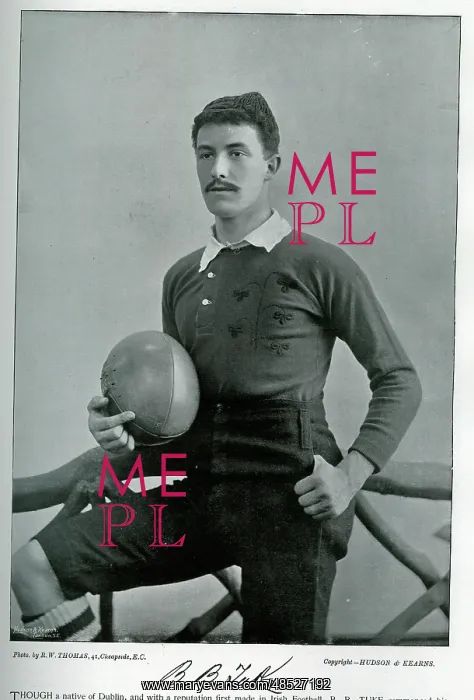 : B B Tuke, Irish Rugby International player : B B Tuke, Irish Rugby International player