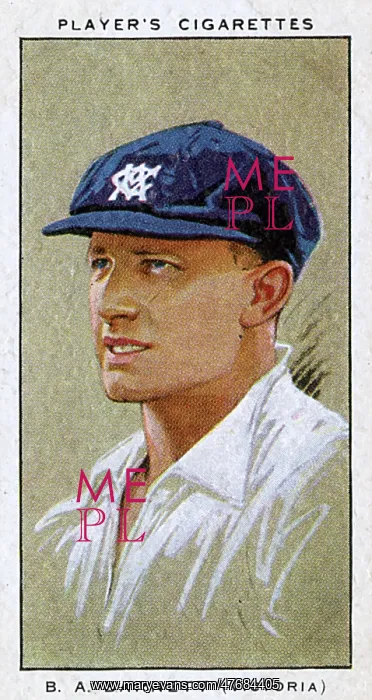  : B A Barnett, Australian cricketer, Victoria