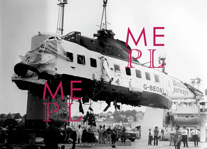 : BA Helicopter recovery, Falmouth, Cornwall : BA Helicopter recovery, Falmouth, Cornwall