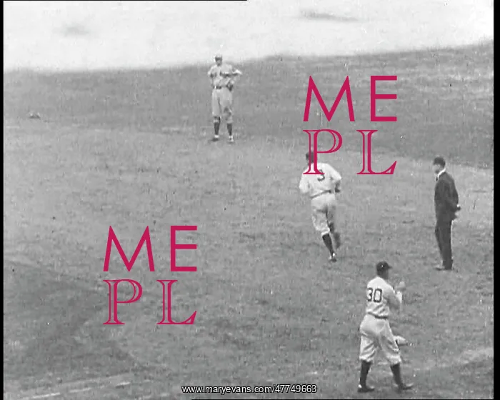 : Babe Ruth Running Around the Bases : Babe Ruth Running Around the Bases