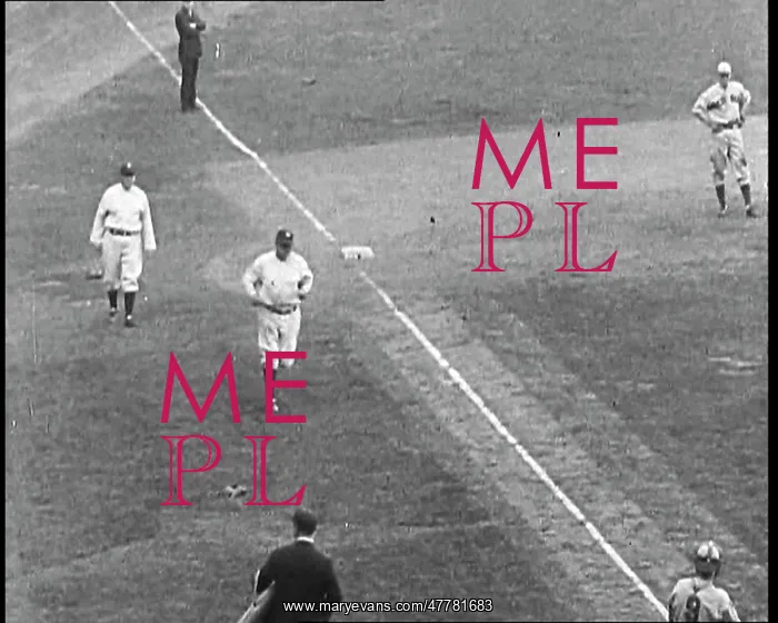: Babe Ruth Running Around the Bases : Babe Ruth Running Around the Bases