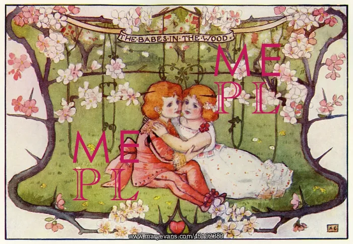 : The Babes in the Wood by Katharine Cameron : The Babes in the Wood by Katharine Cameron