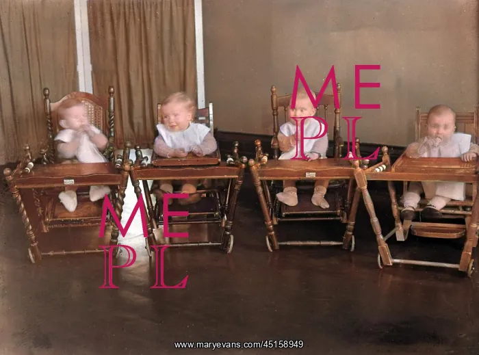 : BABIES IN HIGHCHAIRS : BABIES IN HIGHCHAIRS