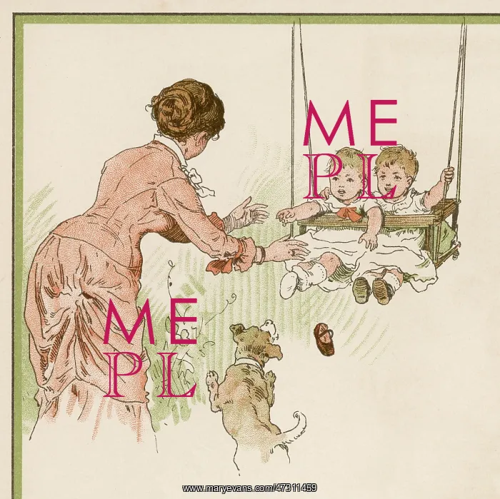  : BABIES SWINGING 1893