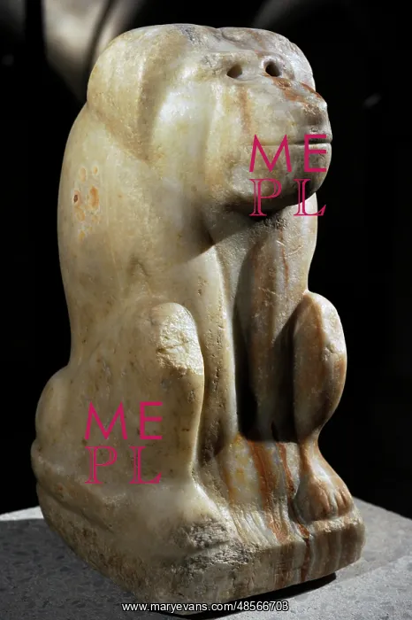 : Baboon's statue. Early Dynastic Period. Egypt : Baboon's statue. Early Dynastic Period. Egypt