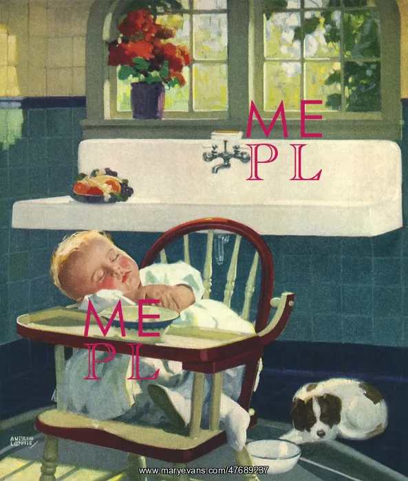 : Baby Asleep in Chair : Baby Asleep in Chair