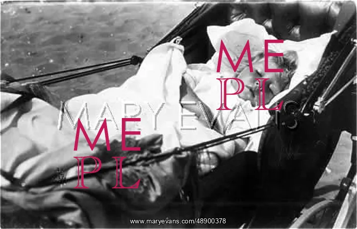  : BABY ASLEEP IN PRAM 1921