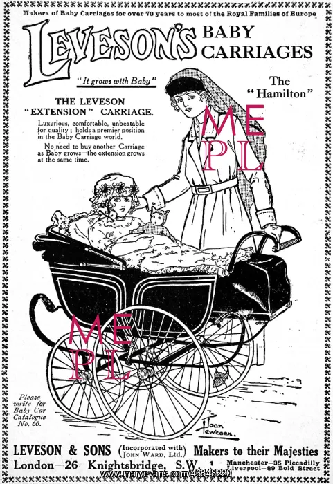 : Baby carriage 1919 : Baby carriage 1919