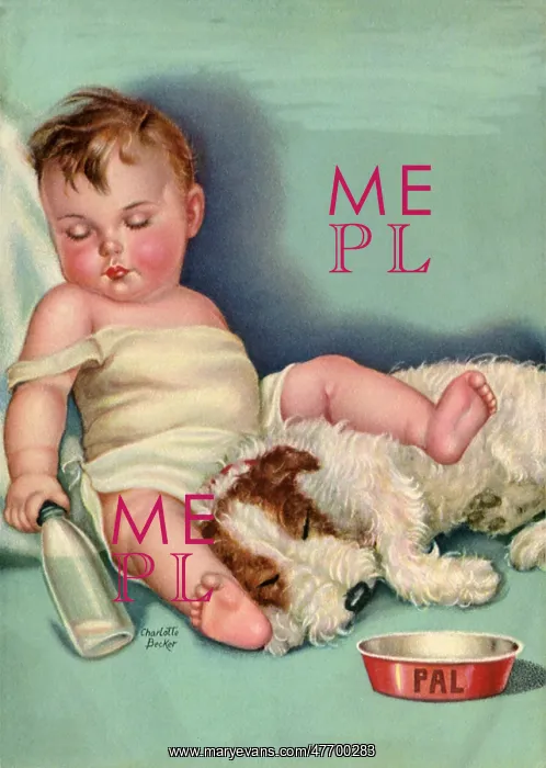 : Baby, Dog Asleep : Baby, Dog Asleep