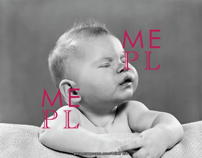  : Baby With Eyes Closed And Mouth