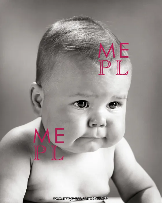 : Baby with Serious Facial Expression : Baby with Serious Facial Expression
