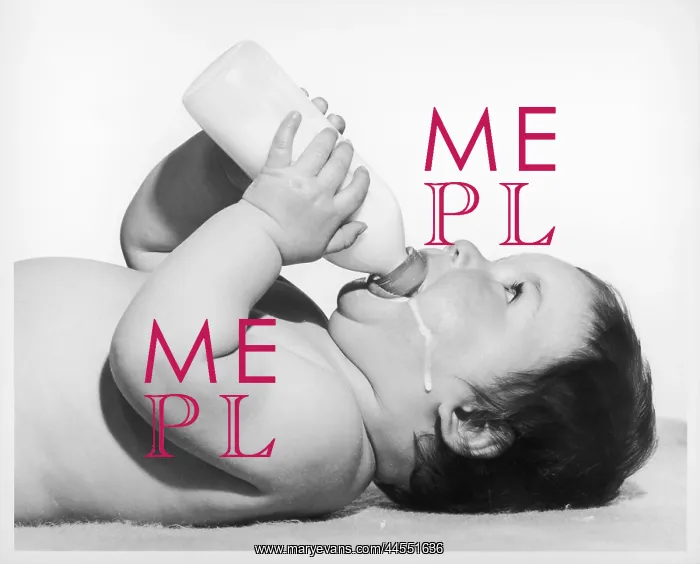 : A BABY HAVING A DRINK : A BABY HAVING A DRINK