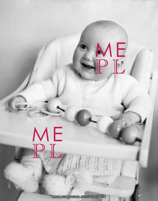 : BABY IN A HIGH CHAIR : BABY IN A HIGH CHAIR