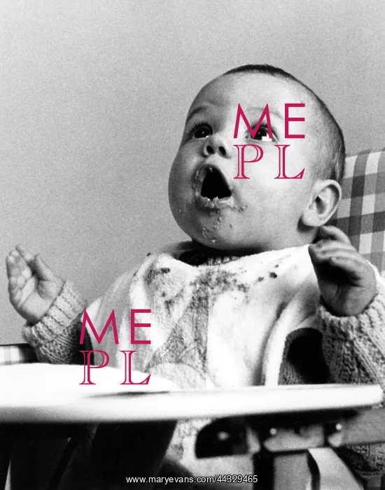 : BABY IN HIGHCHAIR : BABY IN HIGHCHAIR
